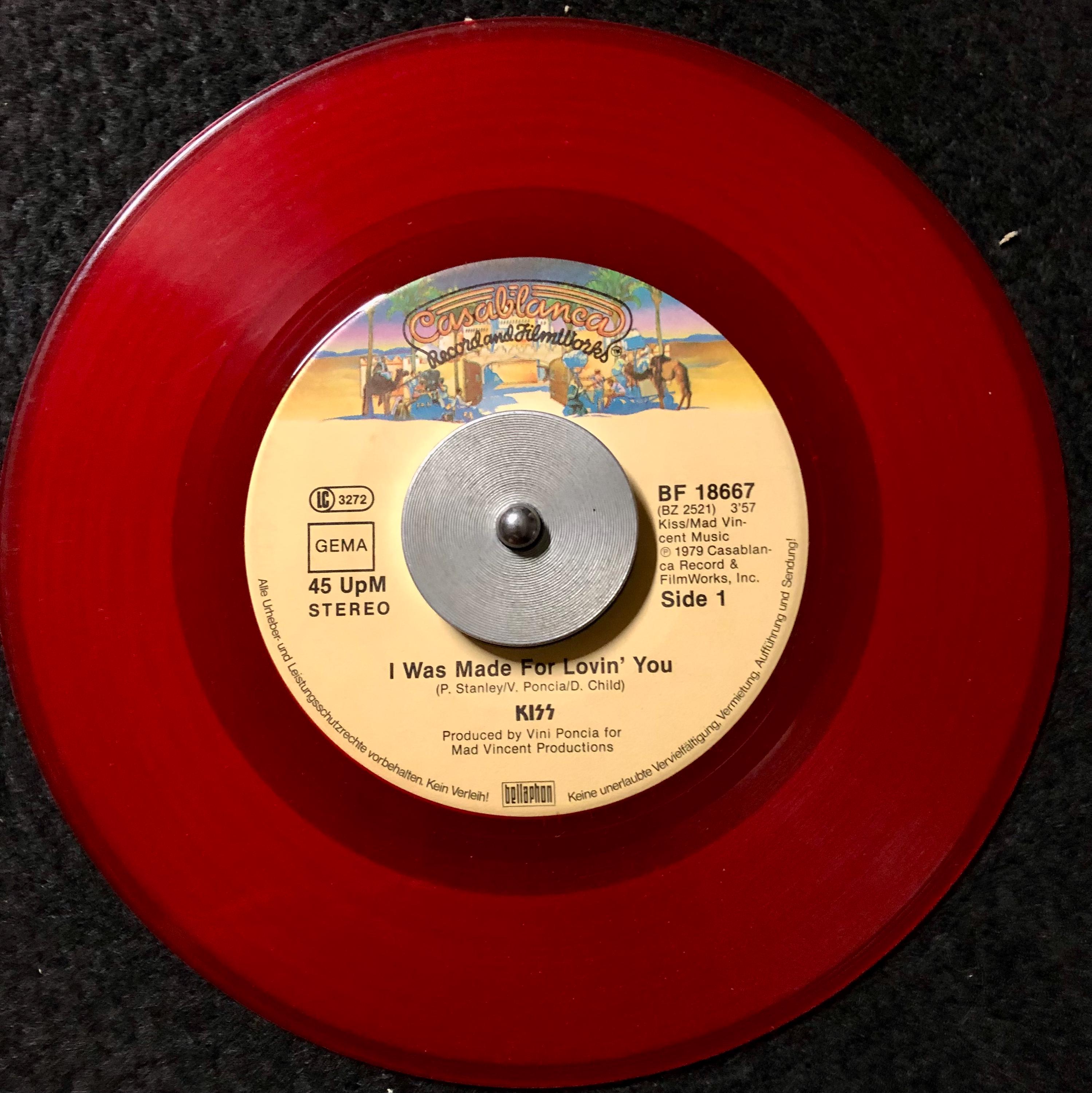 1979 Kiss – I Was Made for Lovin' You , Vinyl, 7