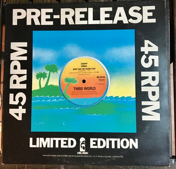 1978 Limited Edition Pre Release Third World – Now That We Found