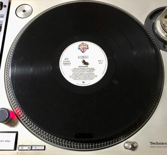 1986 Madonna – Papa Don't Preach (extended Version) Vinyl, 12