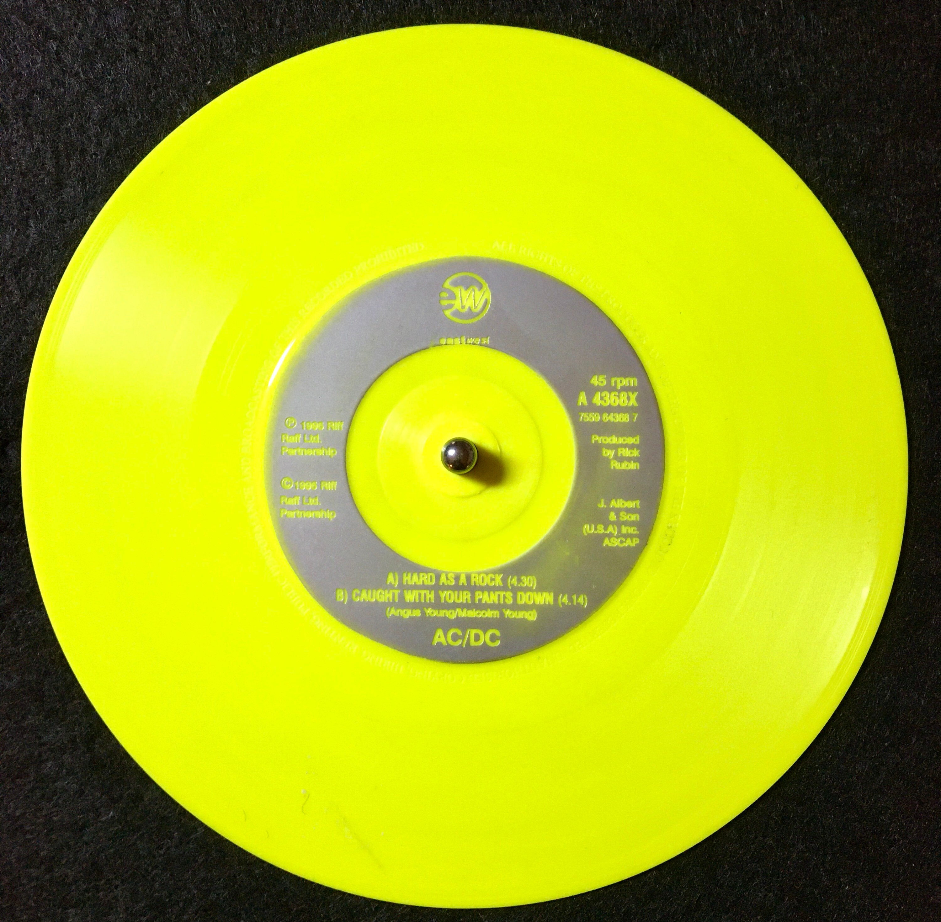 1995 - Limited Edition, Numbered - AC/DC - Hard as A Rock , Vinyl