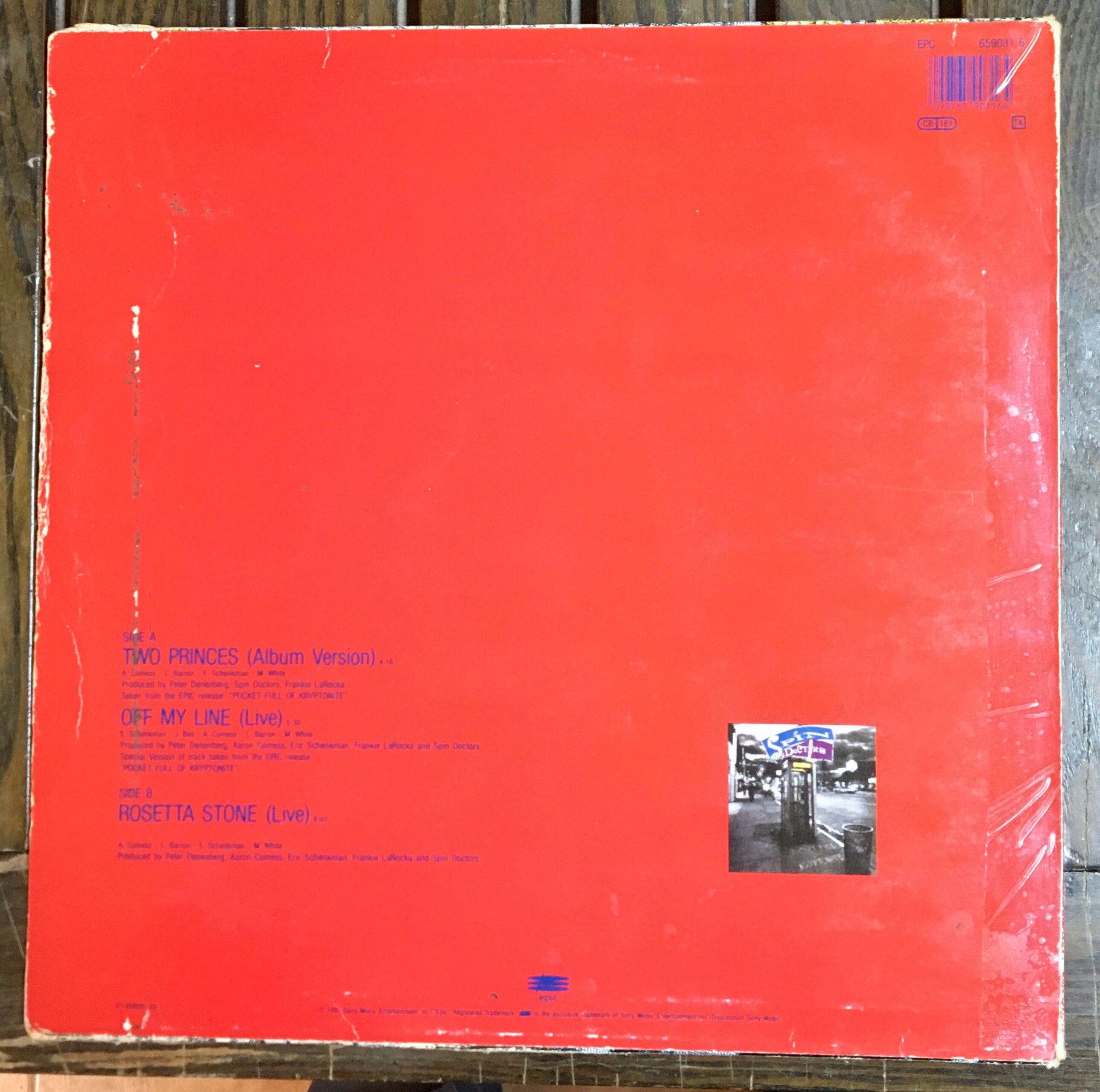 1993 Spin Doctors - Two Princes , Vinyl, 12