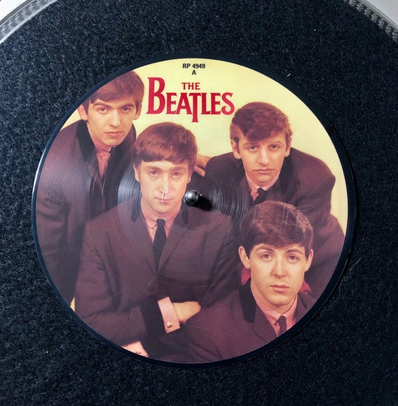 1982 Beatles 'love Me Do' Picture Disc Vinyl 7