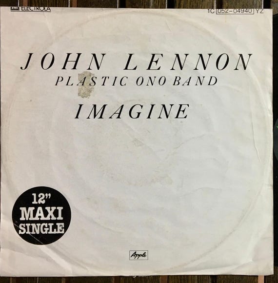 1981 John Lennon - Plastic Ono Band – Imagine , Vinyl, 12