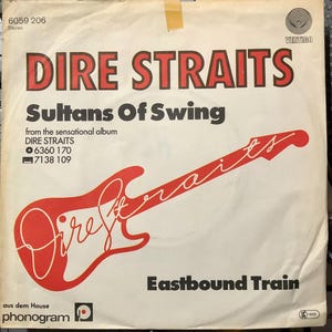 1978 Dire Straits - Sultans Of Swing, Vinyl, 7", Singel,