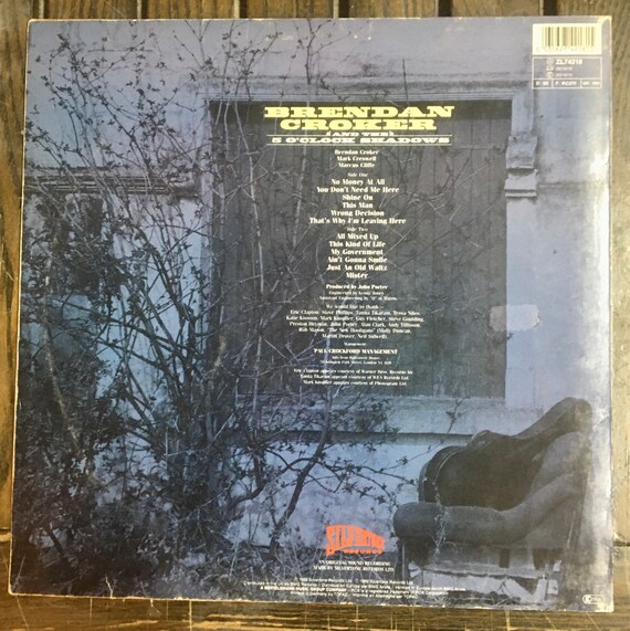 蘭LP Brendan Croker &amp; The 5 OClock  Brendan Croker And The 5 OClock Shadows MOVLP3689 Silvertone Records /00260 LP Brendan Croker And The 5 OClock Shadows NEAR MINT