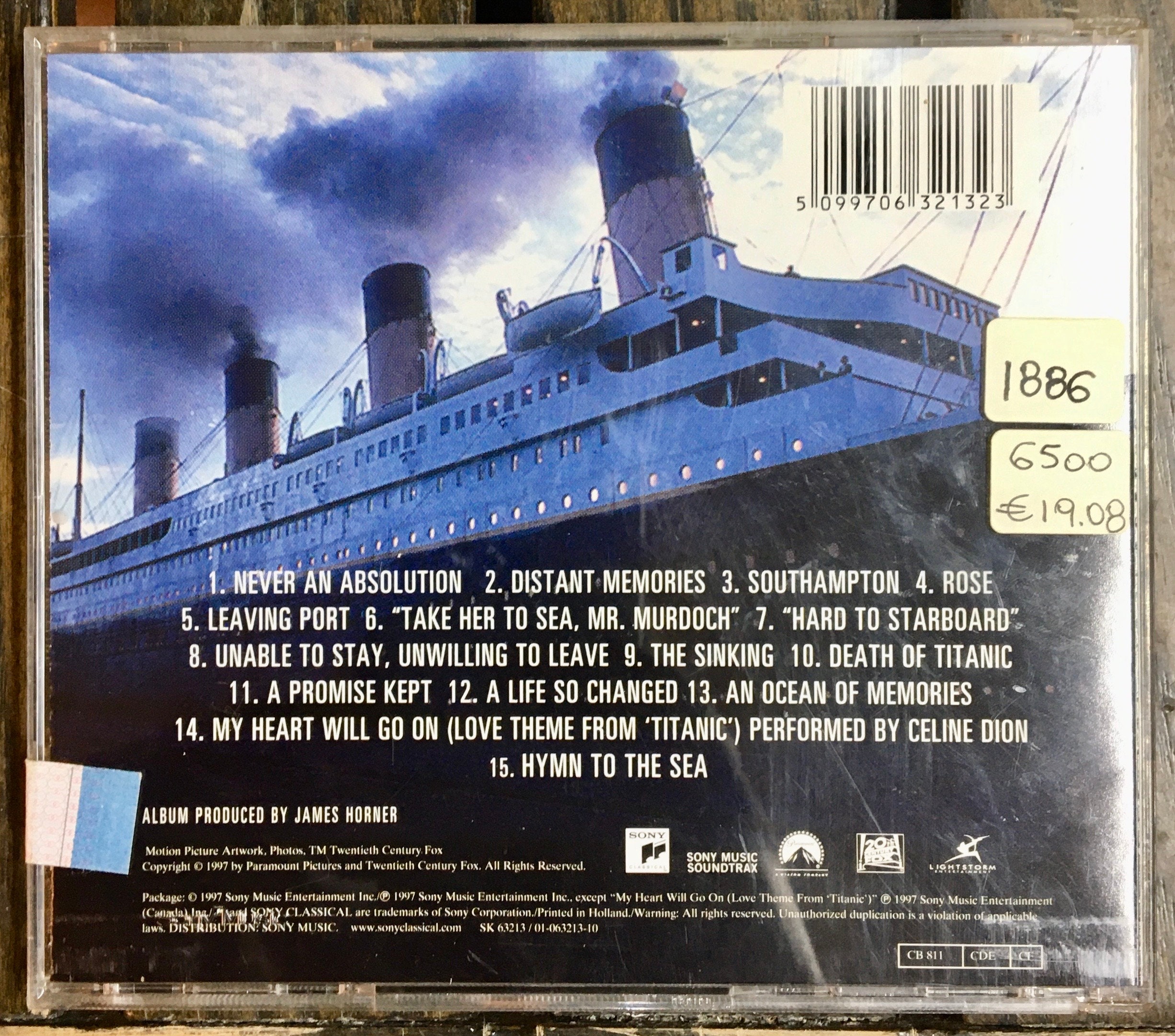 CD Sealed Security Tape Titanic music From the Motion - Etsy Finland