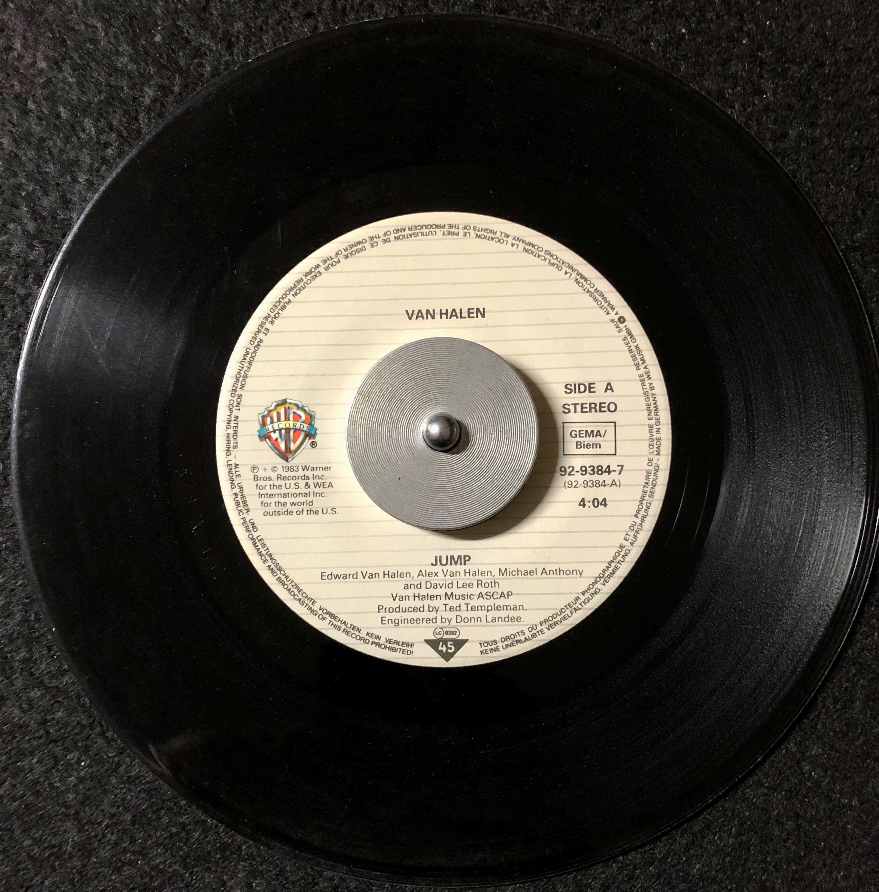 1984 Van Halen – Jump ! Vinyl, 7