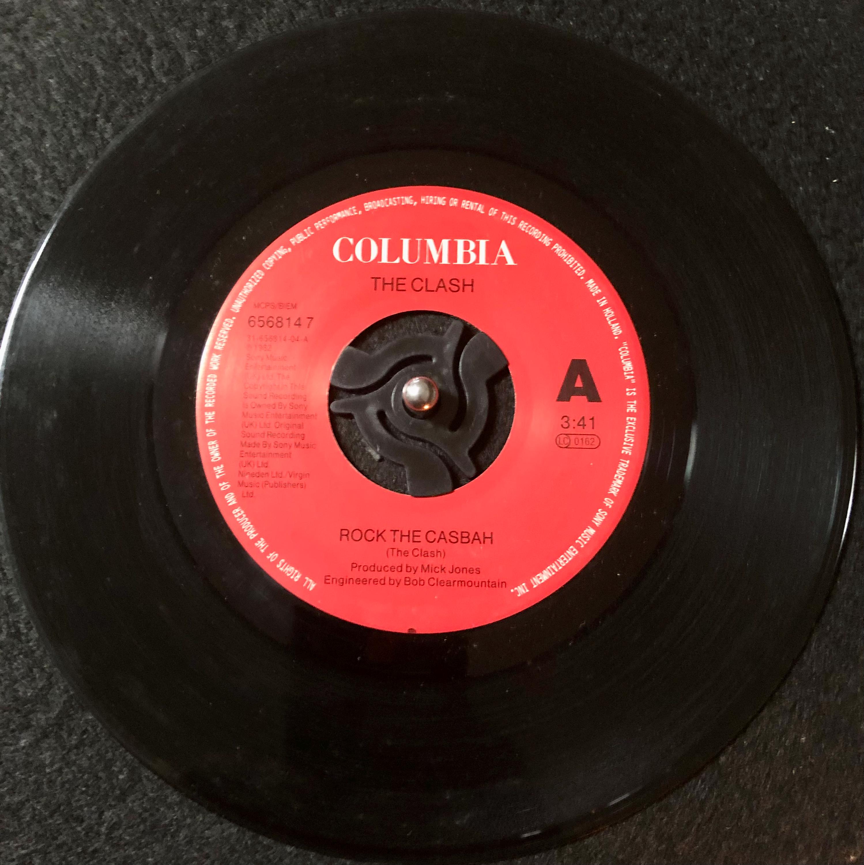 ザ・クラッシュ - ロック・ザ・カスバ、ビニール、7インチ、45 RPM
