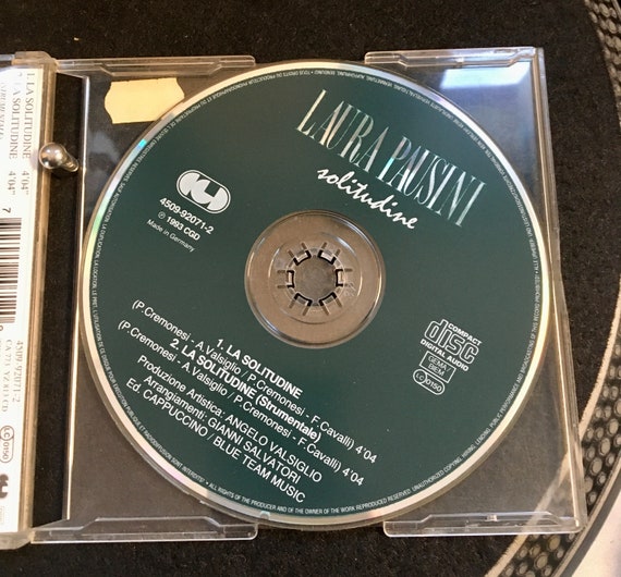 CD 1993 Laura Pausini La Solitudine , CD, Single -  Norway