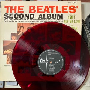 1964 The Beatles Second Album RARE Japan First Press Red Odeon , Vinyl, LP, Album, Mono