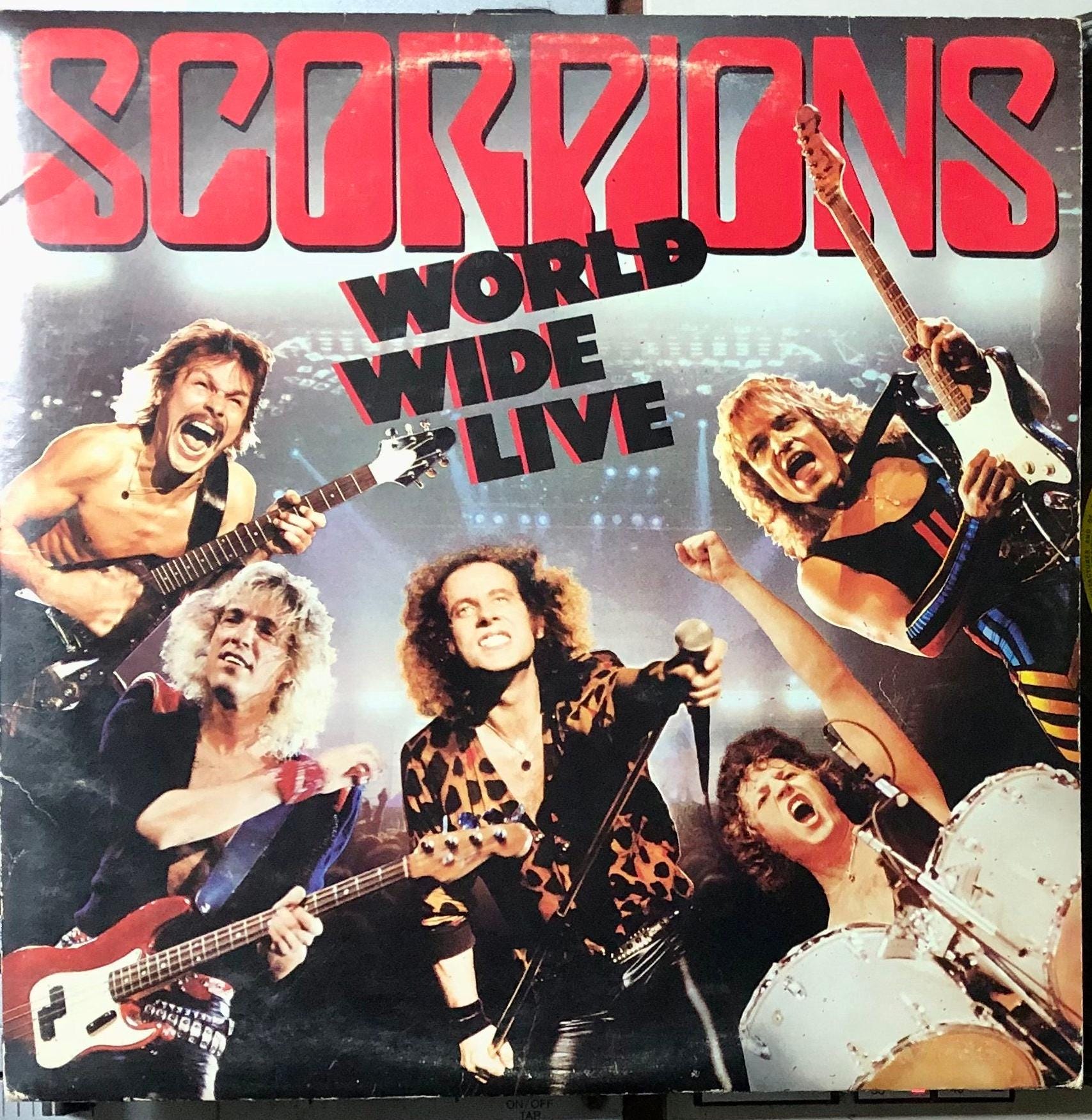 1985 Scorpions – World Wide Live , 2 X Vinyl, LP, Album, Stereo