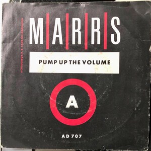 1987 M|A|R|R|S – Pump Up The Volume , Vinyl, 7&quot;, 45 RPM, Single