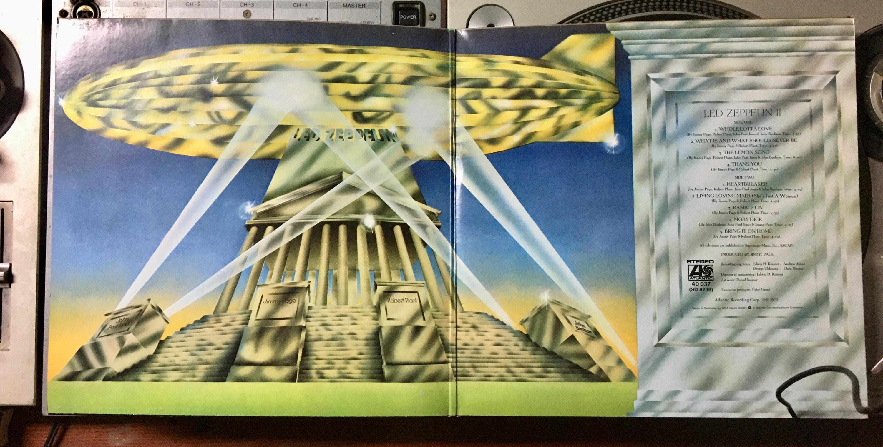 Led Zeppelin II Vinyl LP Album - Gatefold Sleeve - Etsy