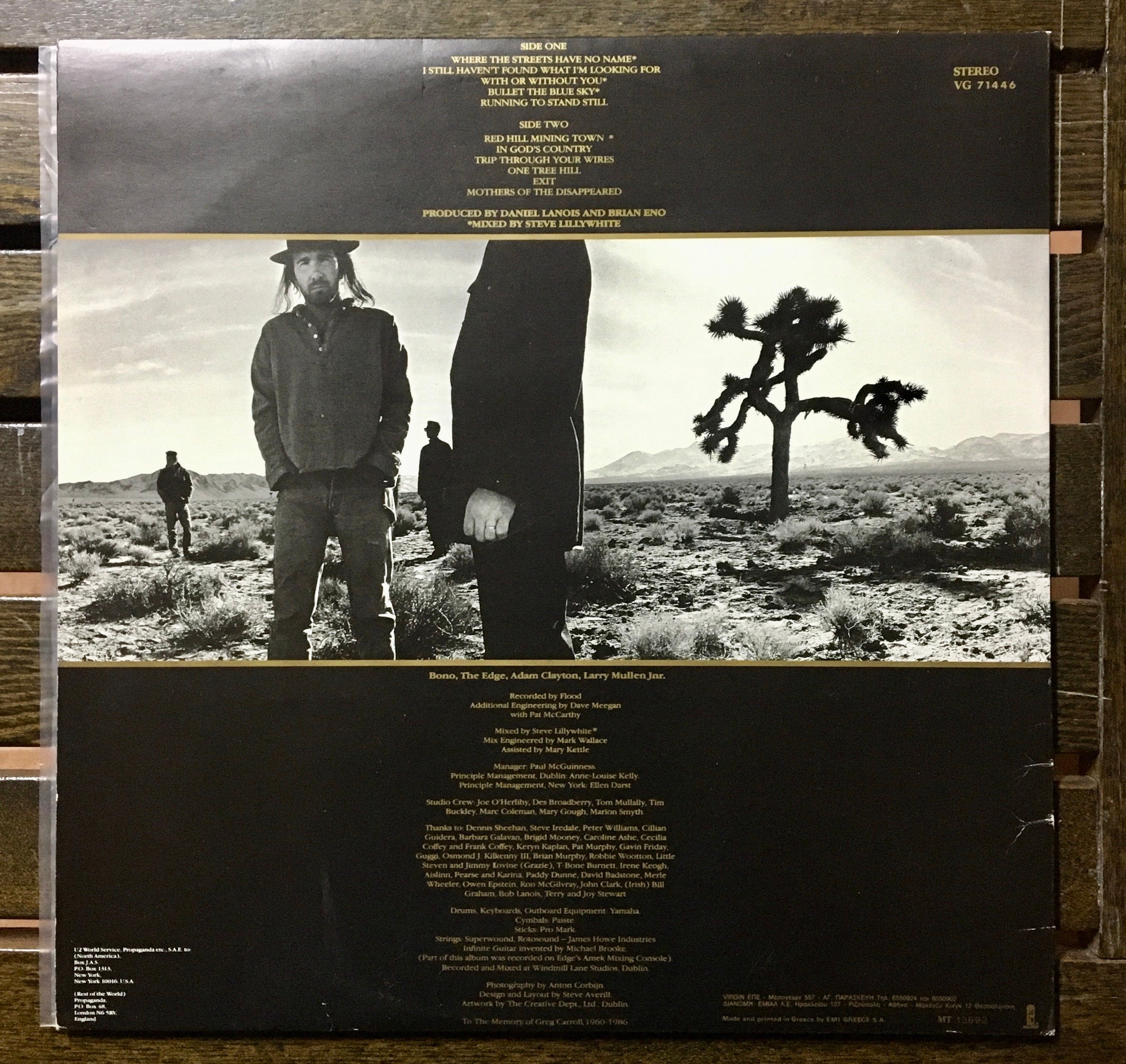 1987 U2 – the Joshua Tree , Vinyl, LP, Album, Gatefold , Rare
