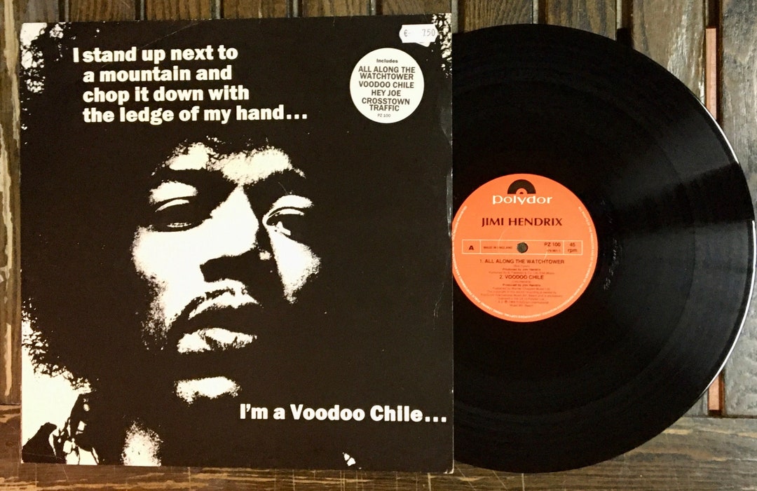 holoindie LP盤 Jimi Hendrix 'Burning Desire' Limited Edition Color 2LP For Record