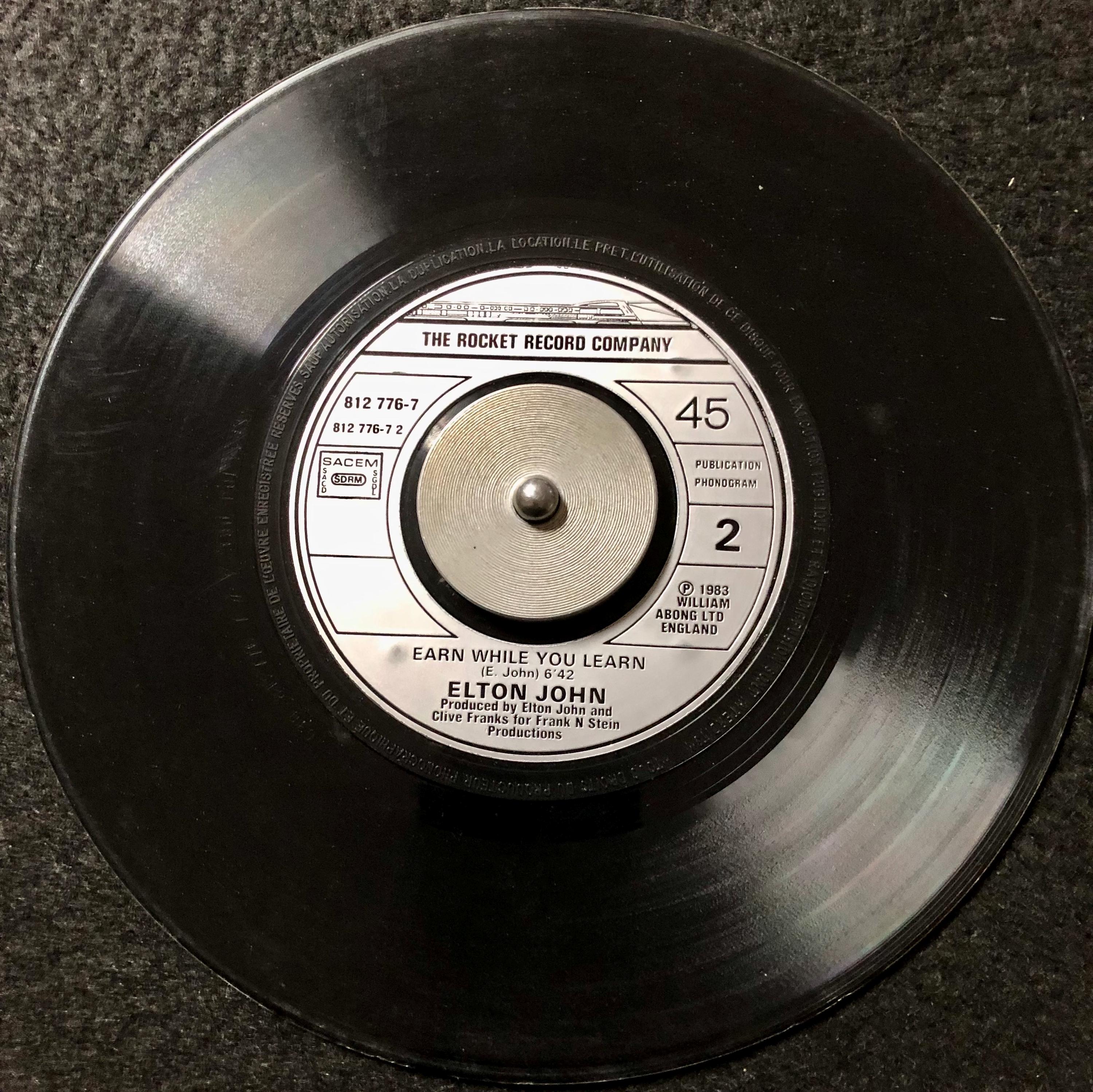 1983 エルトン・ジョン – I'm Still Standing 、レコード、7インチ、45