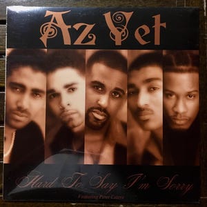 1997 Factory Sealed, Az Yet Featuring Peter Cetera – Hard To Say I'm Sorry, Vinyl, 12", Maxi-Singiel