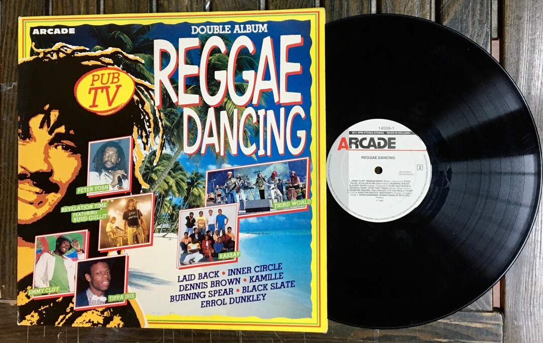 Reggae　1989　Etsy　Compilation　Vinyl　Dancing　Album　LP　日本