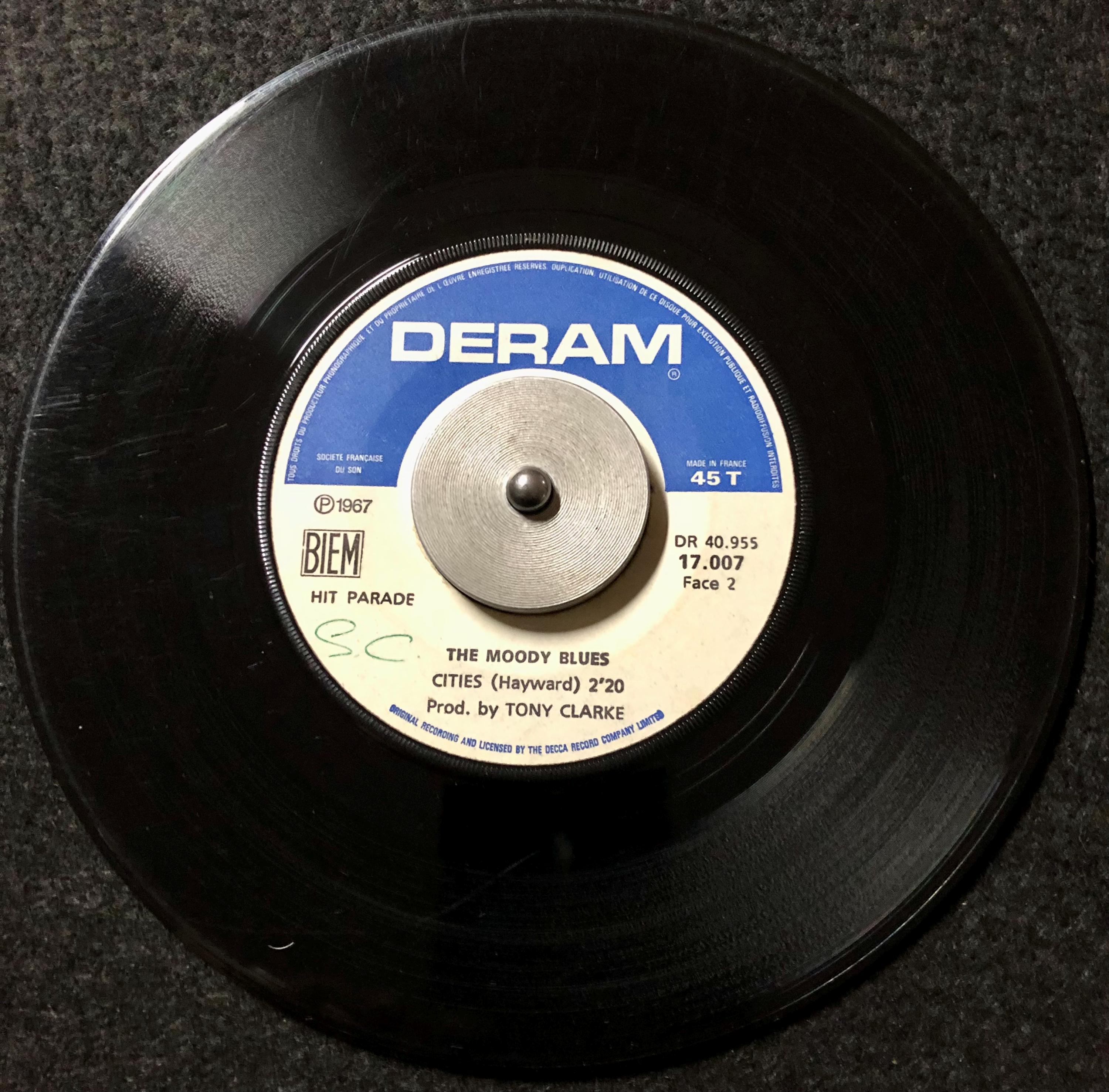 1968 the Moody Blues – Nights in White Satin , Vinyl, 7