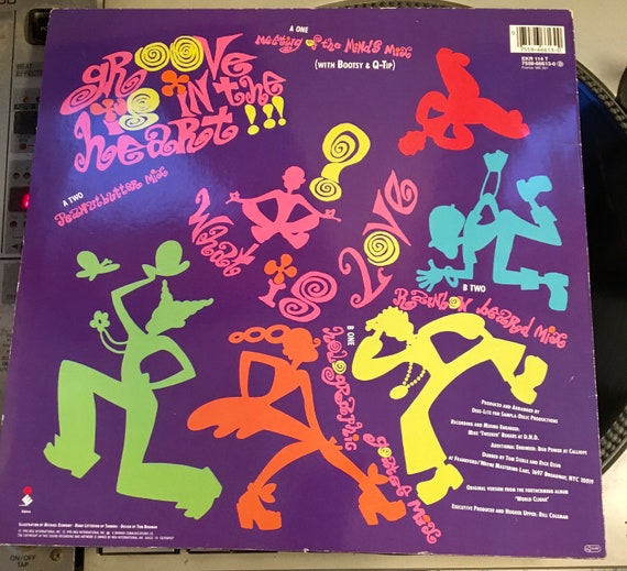1990 Deee-lite - Groove is in the Heart , Vinyl, 12