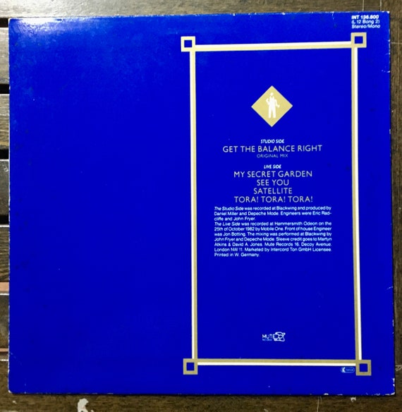 1983年 デペッシュ・モード レコード：ゲット・ザ・バランス・ライト