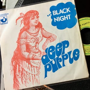 1960 - Deep Purple - Black Night, Vinile, 7&quot;, 45 giri, Singolo