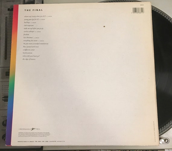 dårligt Korea Frastøde 1986 Wham the Final Rare Greek Press 2 Vinyl LP - Etsy