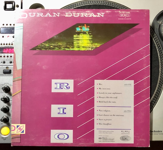 1982 Rare Greek Press Duran Duran – Rio Vinyl, LP, Album - Etsy