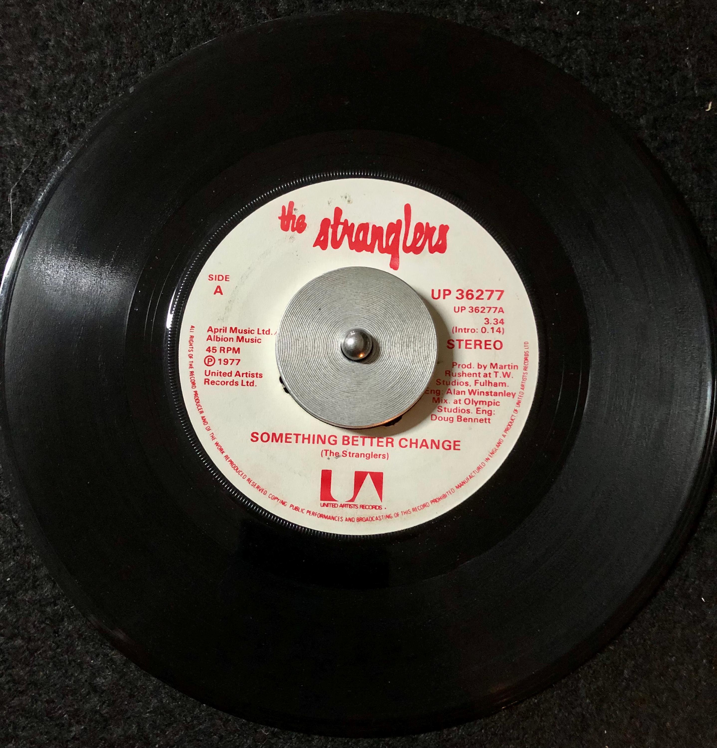 美盤日本盤7インチTHE STRANGLERS サムシング・ベター・チェンジ