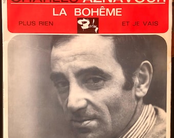 1965 Charles Aznavour - La Bohême ,  Vinyl, 7&quot;, 45 RPM, EP