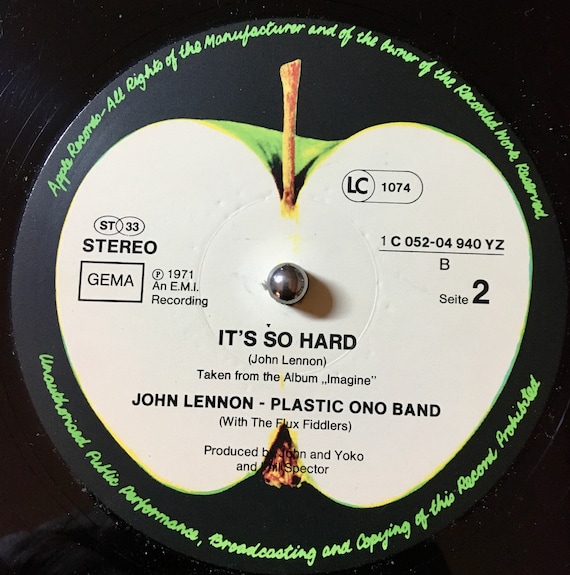 1981 John Lennon - Plastic Ono Band – Imagine , Vinyl, 12