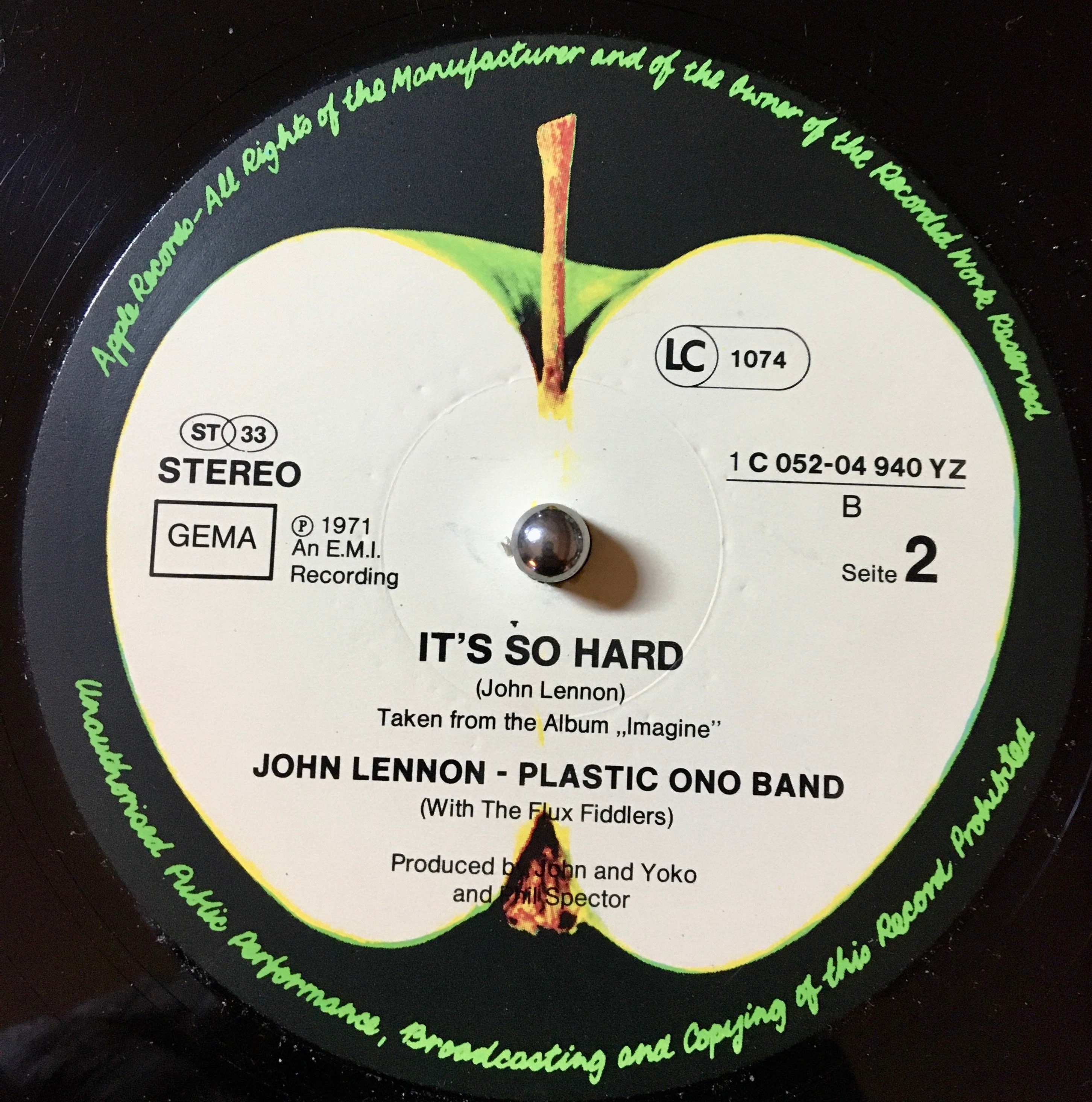 英LP John Lennon Plastic Ono Band Imagine John Lennon, Plastic Ono Band – Imagine – Vinyl (LP, Album
