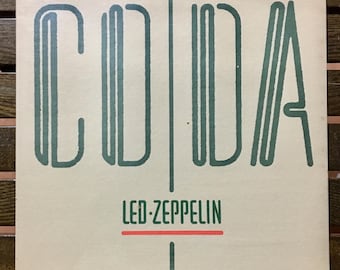 1982 Factory Sealed , Led Zeppelin – Coda , Vinyl, LP, Album, Stereo