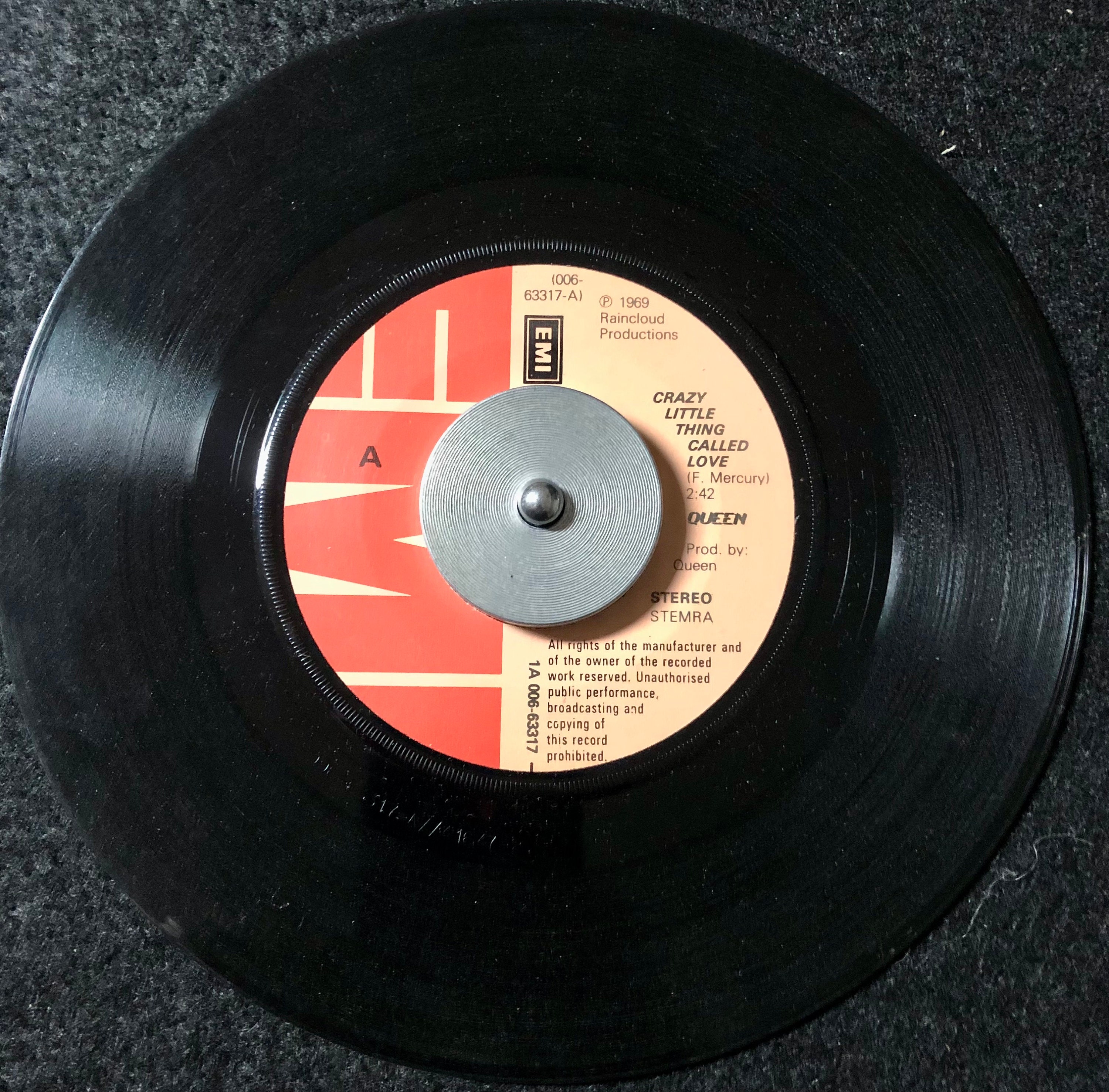 Queen - Crazy Little Thing Called Love 1979 Vinyl 45 RPM - Etsy