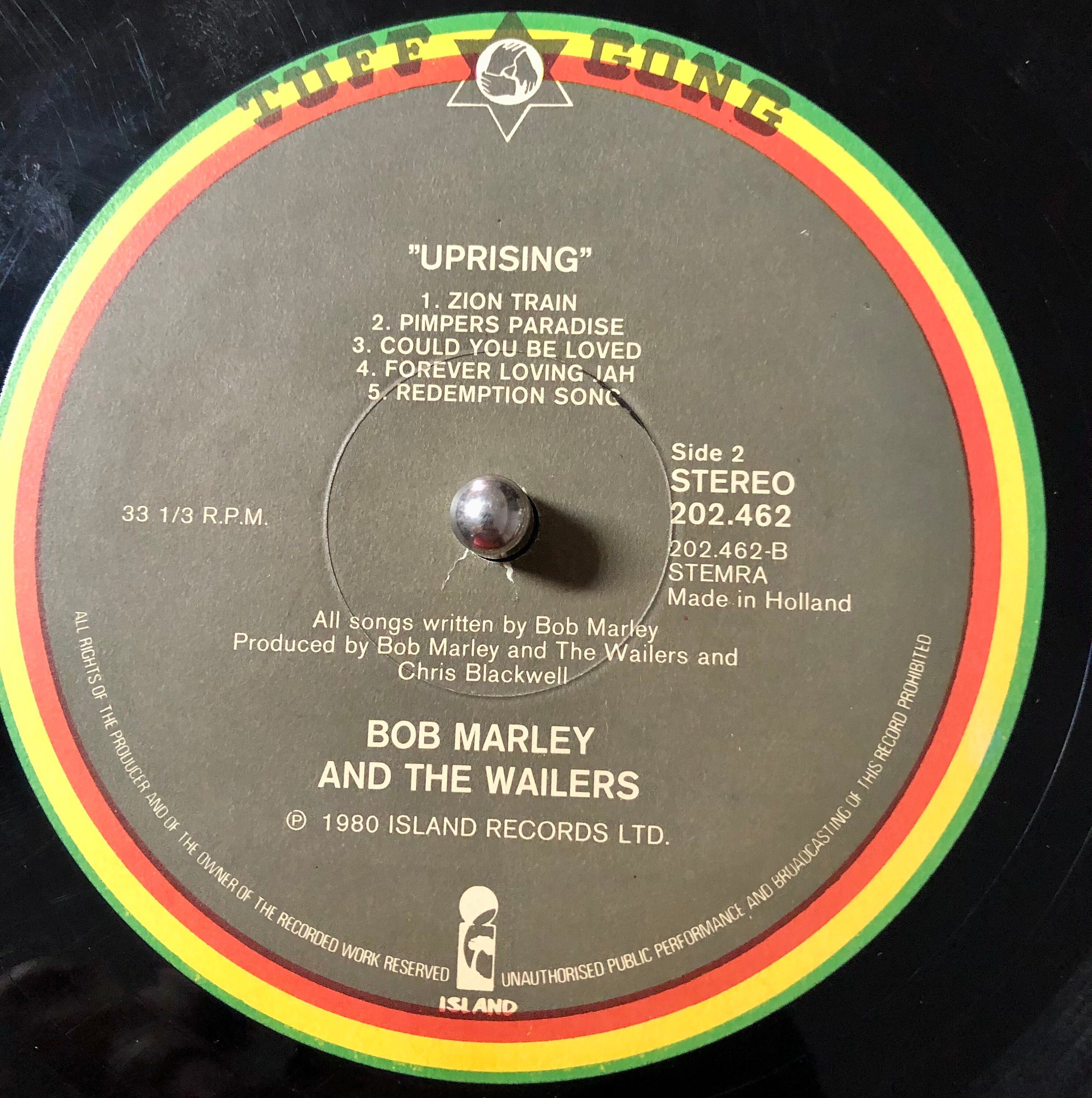 Bob Marley & The Wailers Uprising レコード Amazon.com: Bob Marley & The Wailers - Uprising - Island Records