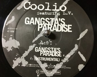 1996 Coolio Featuring L.V. - Gangsta's Paradise , Vinyl, 12