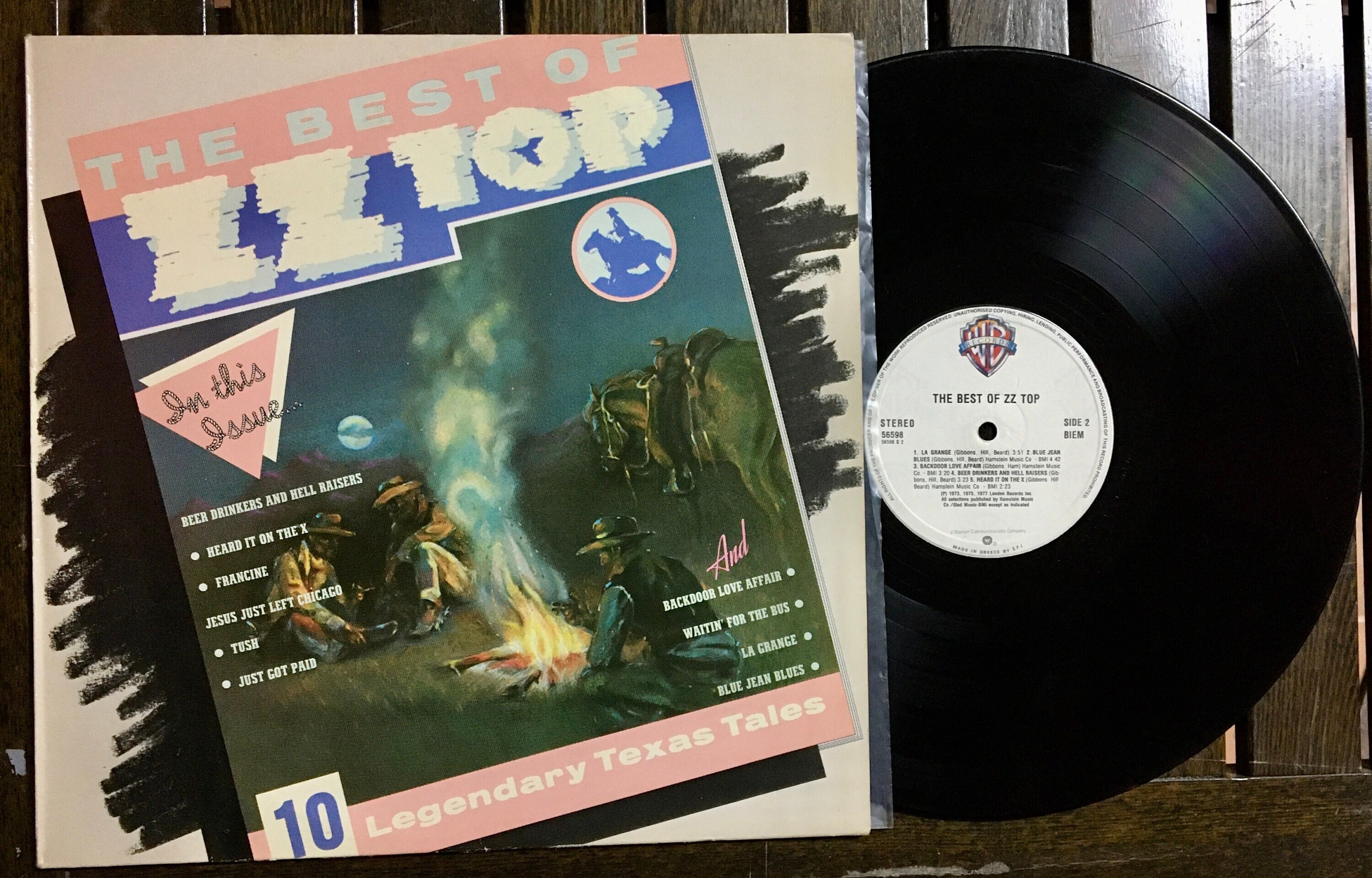 1977 ZZ Top the Best of ZZ Top , Vinyl, LP, Compilation Etsy