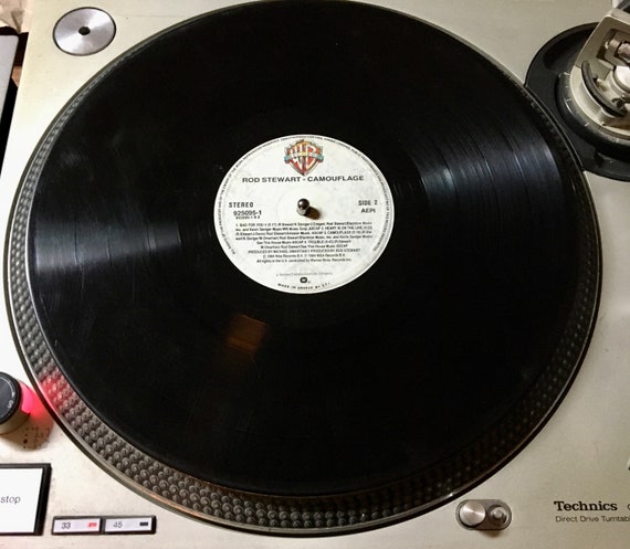 1984 ロッド・スチュワート – カモフラージュ、レコード、LP、アルバム 