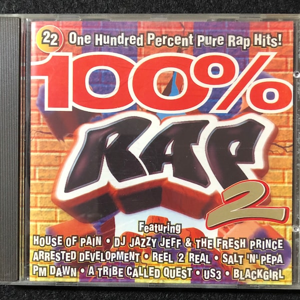 CD 1994 , 100% Rap Vol. 2 , CD, Compilation