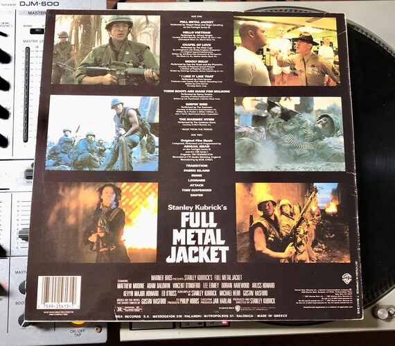 フルメタル・ジャケット OST ビニールLP - 1987年 レア ギリシャ盤