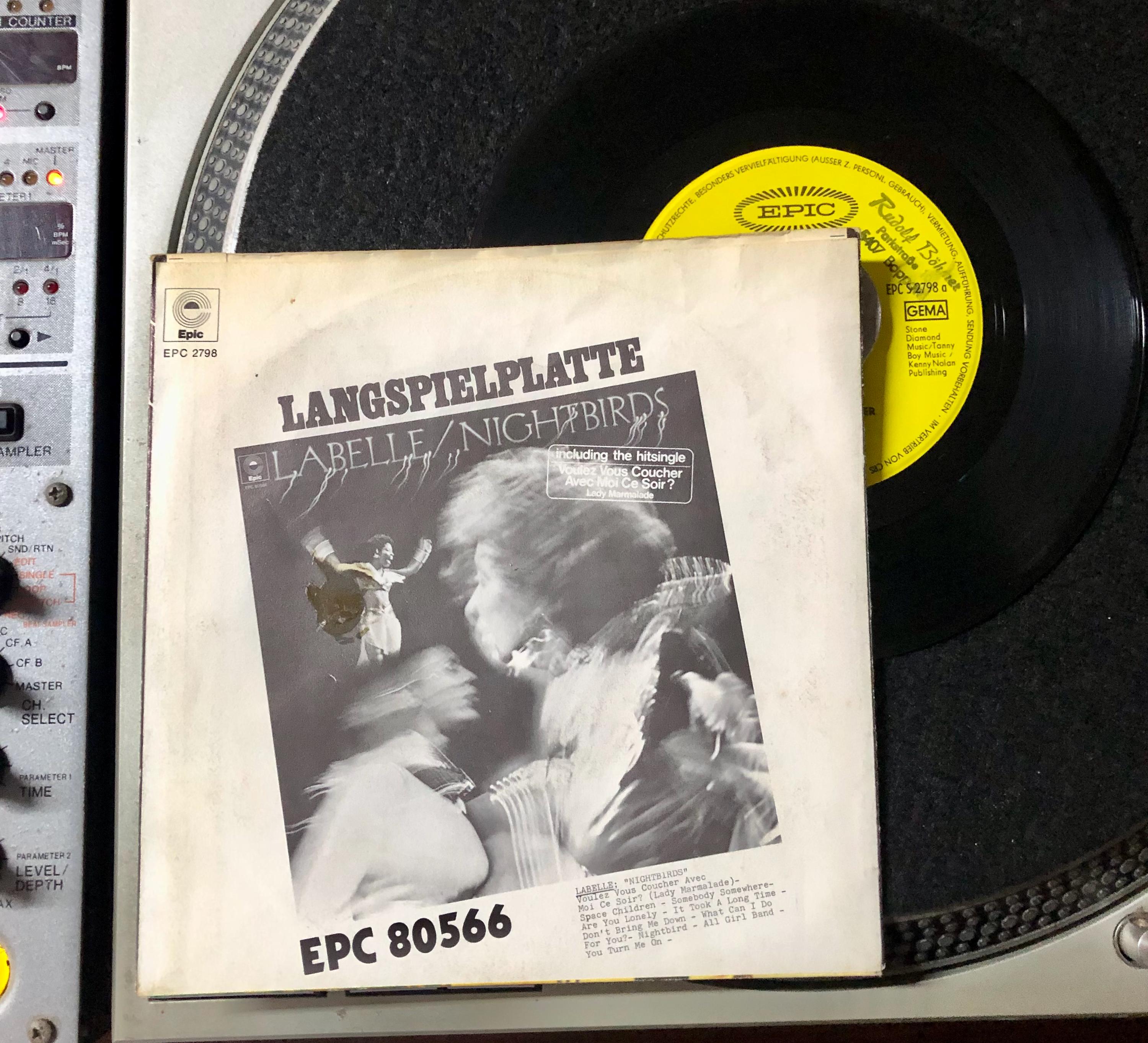 1974 Labelle – Lady Marmalade、ビニール、7インチ、45回転、シングル