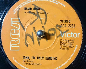 1972 David Bowie - John, I'm Only Dancing , Vinyl, 7", 45 RPM, Single