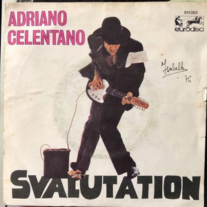 1976 Adriano Celentano – Svalutation , Vinyl, 7", 45 RPM, Singel