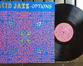 Acid Jazz - Options ,  2 × Vinyl, LP, Compilation , RaRe Greek Press