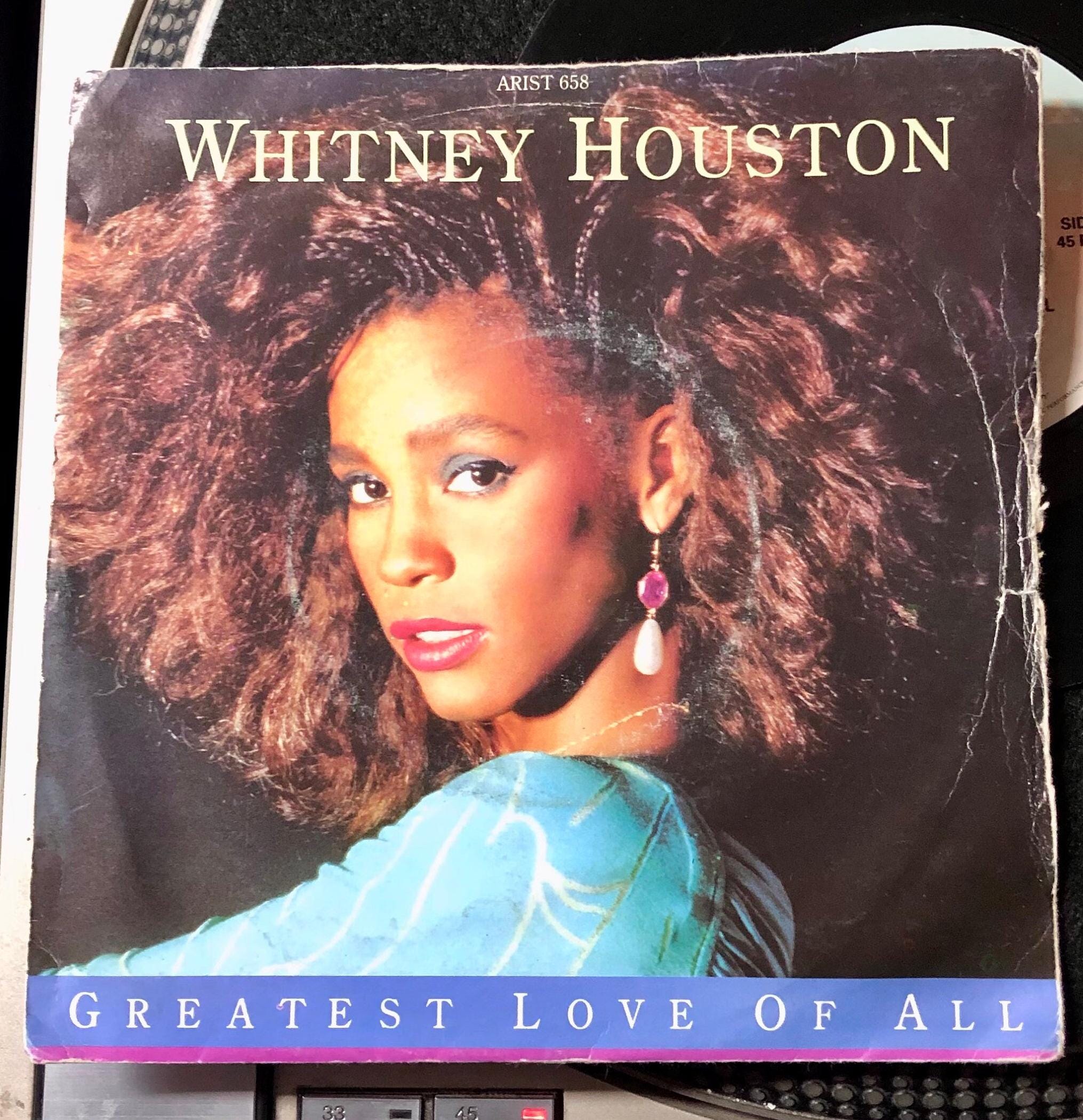 1986 Whitney Houston - Greatest Love of All , Vinyl, 7