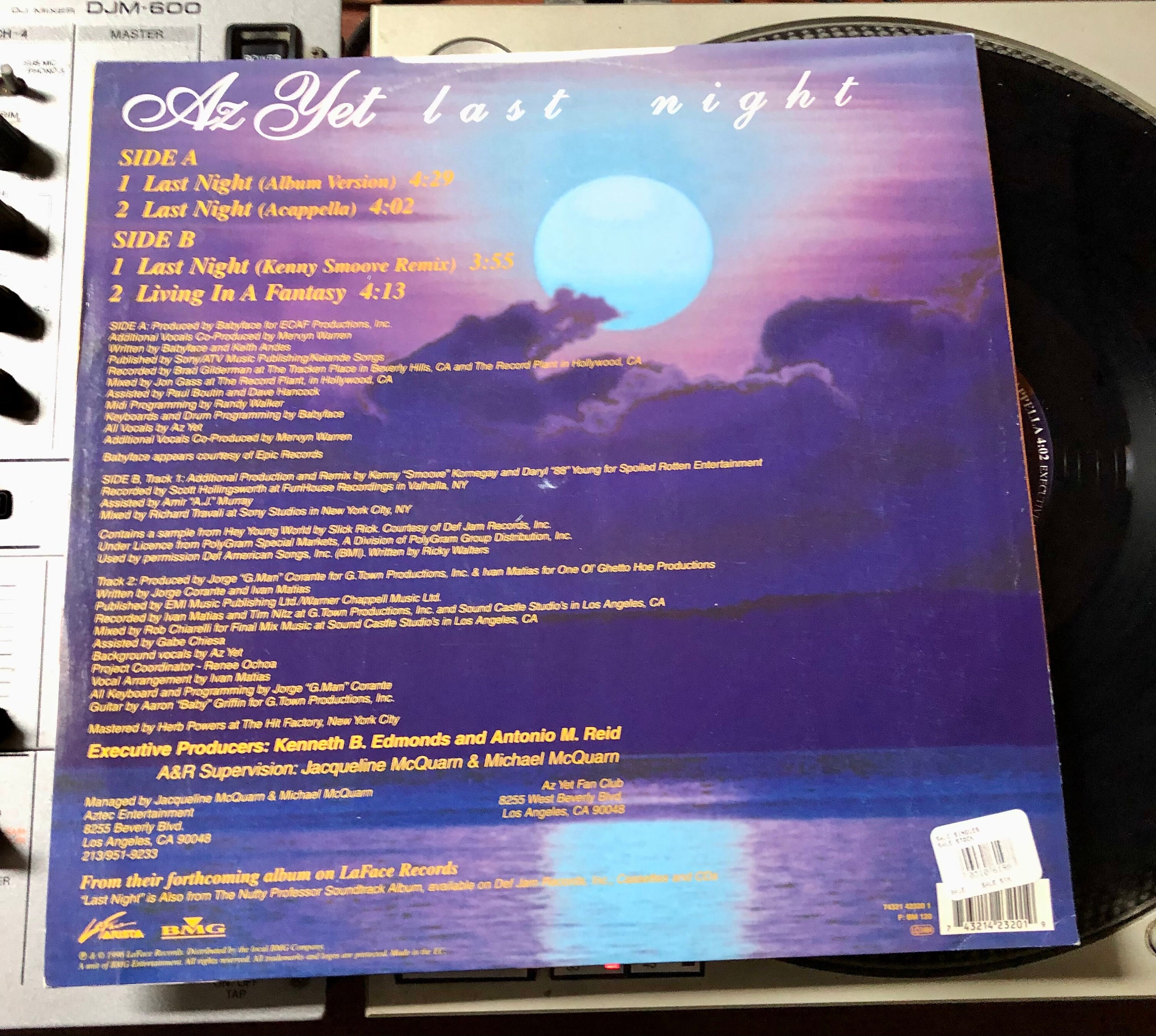 1995 Az yet - Last Night , Vinyl, 12