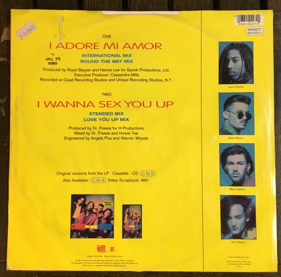 1991 Color Me Badd I Adore Mi Amor/I Wanna Sex You Up - Etsy 日本