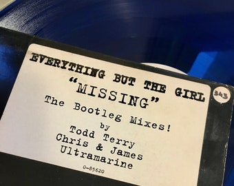 1994 - Everything But The Girl - Missing (The Bootleg Mixes!) , Vinilo, 12", 33 RPM, Estéreo, Azul Transparente