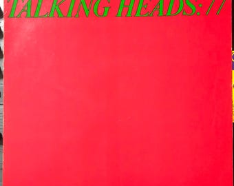 Talking Heads: Álbum de vinilo de 77 LP (VG)