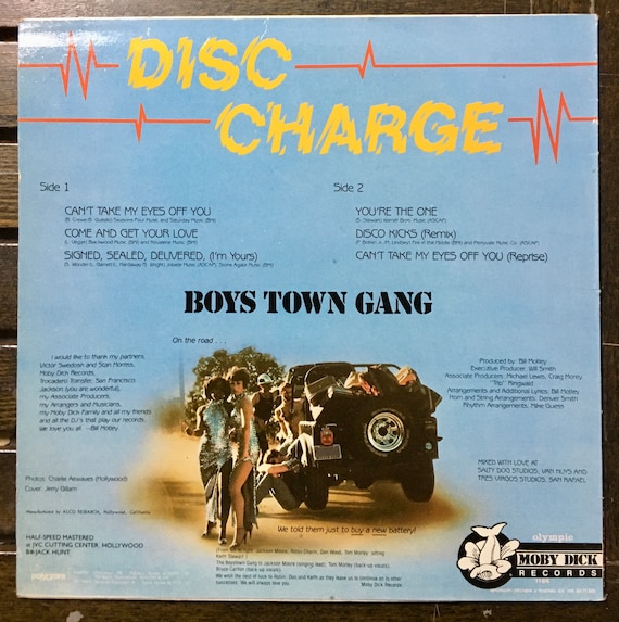 1982 Boys Town Gang – Disc Charge , Vinyl, LP, Album - Etsy